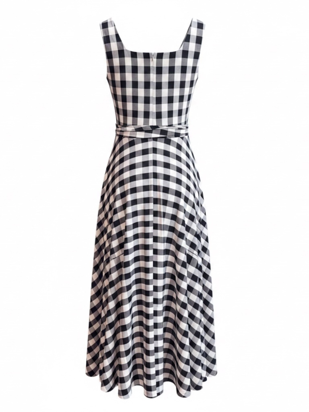 Leslie Lucks Gingham Maxi Dress - Picture 2 of 3